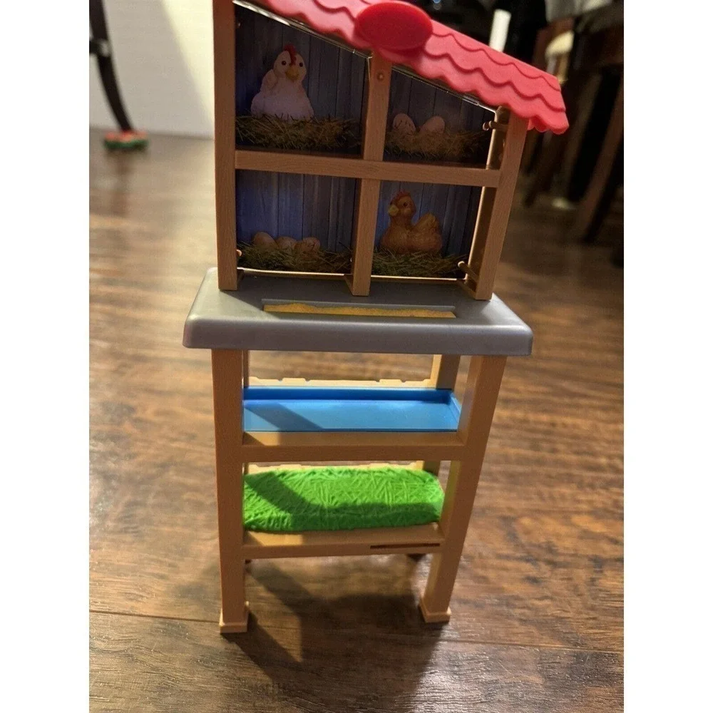 Barbie Pet Playset and Chicken Coop Incomplete